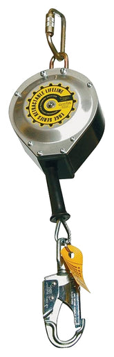 Guardian Fall Protection 10915 Self-Retracting Lifeline, 130 to 310 lb, 30 ft L Line